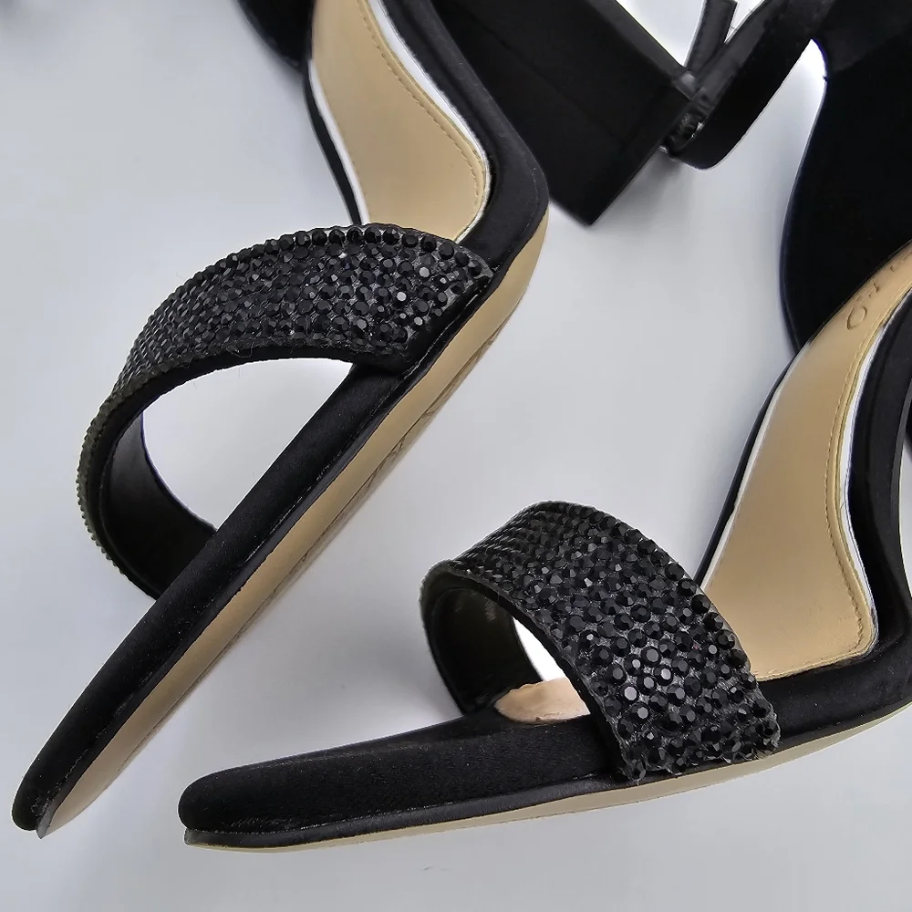 Jewel Badgley Mischka Women's Keshia III Heeled Sandals, Black, Women's 6.5 - Picture 11 of 16